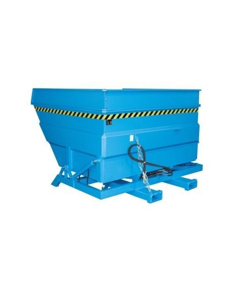 Bacs Basculants--Conteneur tilting, peint, bleu clair