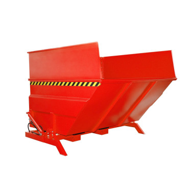 Tilting Container--Container tilting, painted, Red fire