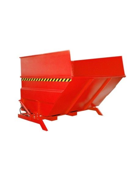 Contenitore Ribaltabile--Contenitore ribaltabile, dipinto, fuoco rosso