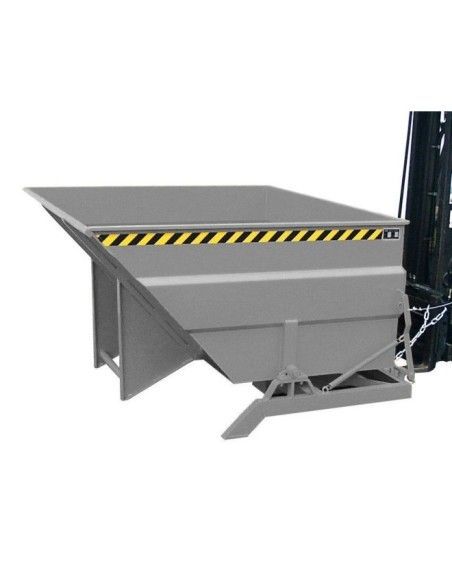 Bacs Basculants--Conteneur tilting, peint, souris grise