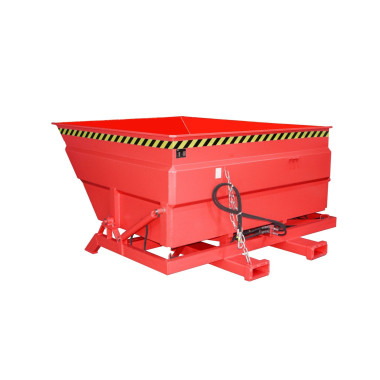 Tilting Container--Container tilting, painted, Red fire