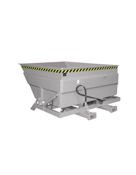 Tilting Container--Container tilting, painted, gray mouse