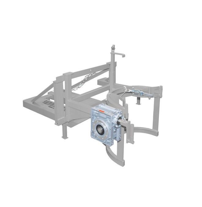 -- Drum flap, painted, gray mouse