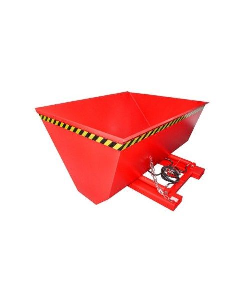 Tilting Container--Pala, painted, flame red