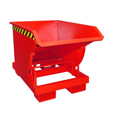 Recipiente Inclinável--Recipiente tilting, pintado, fogo vermelho