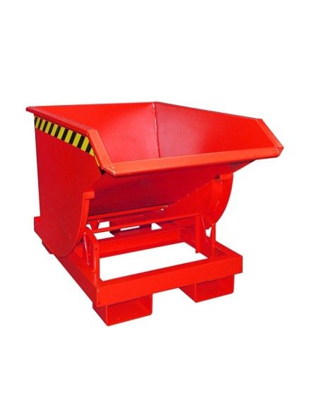 Tilting Container--Container tilting, painted, Red fire