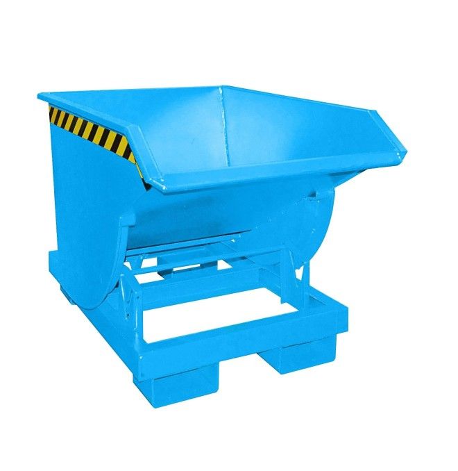 Bacs Basculants--Conteneur tilting, peint, bleu clair