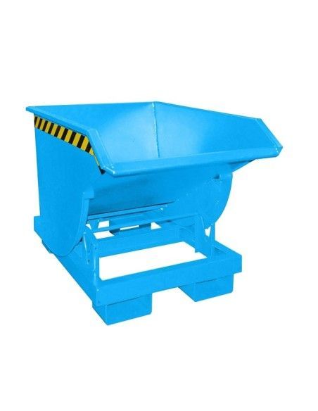 Bacs Basculants--Conteneur tilting, peint, bleu clair