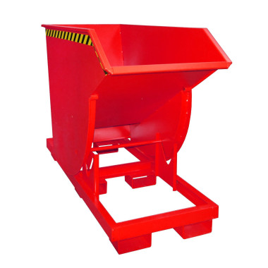 Tilting Container--Container tilting, painted, Red fire