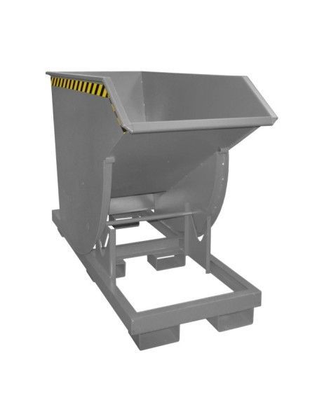 Tilting Container--Container tilting, painted, gray mouse