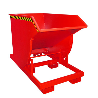 Tilting Container--Container tilting, painted, Red fire