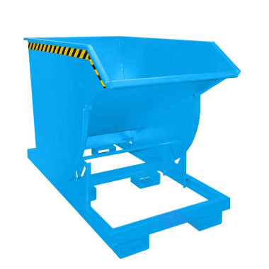 Bacs Basculants--Conteneur tilting, peint, bleu clair