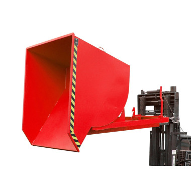 Recipiente Inclinável--Recipiente tilting, pintado, fogo vermelho
