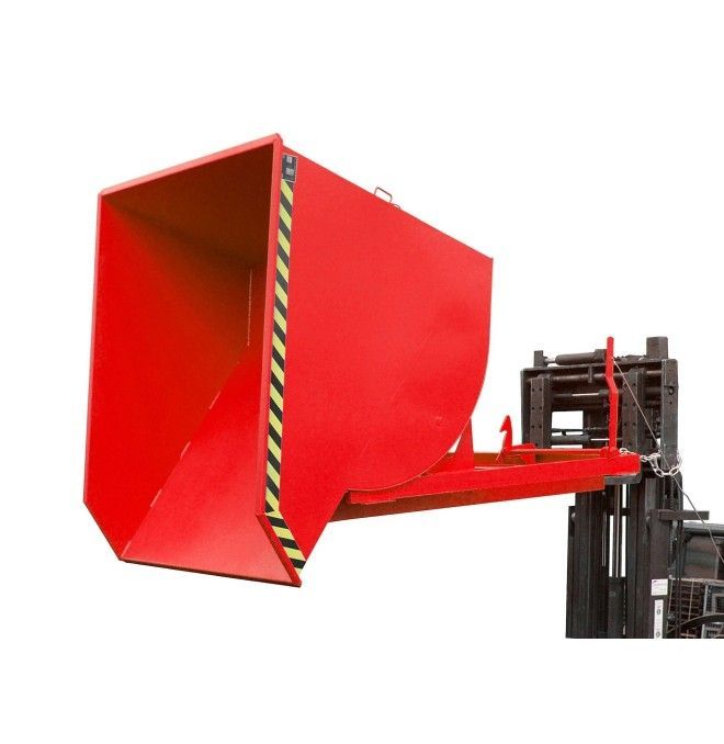 Contenitore Ribaltabile--Contenitore ribaltabile, dipinto, fuoco rosso