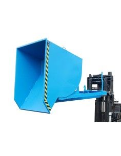 Kippbehälter--Container kippen, lackiert, hellblau