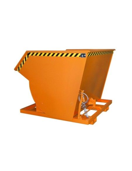 Kippbehälter--Container kippen, lackiert, orange gelb