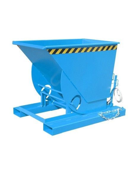Bacs Basculants--Conteneur tilting, peint, bleu clair