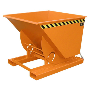 Bacs Basculants--Conteneur tilting, peint, jaune orange