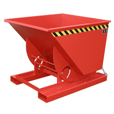 Tilting Container--Container tilting, painted, Red fire