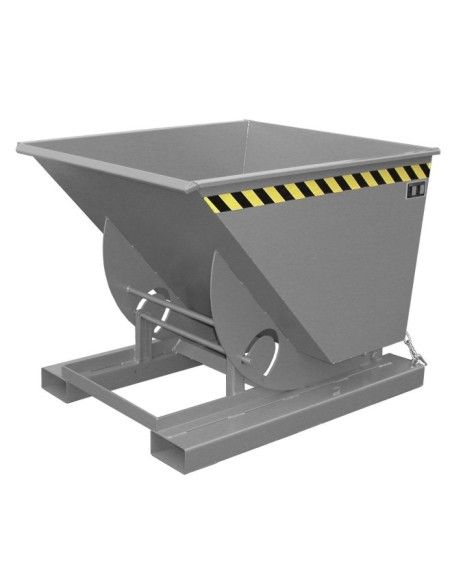 Bacs Basculants--Conteneur tilting, peint, souris grise