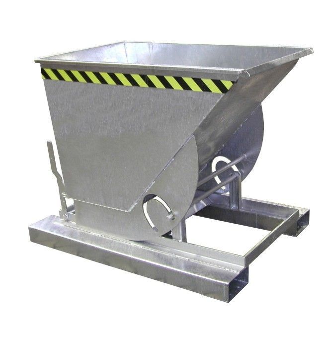 Contenedor basculante, galvanizado en caliente