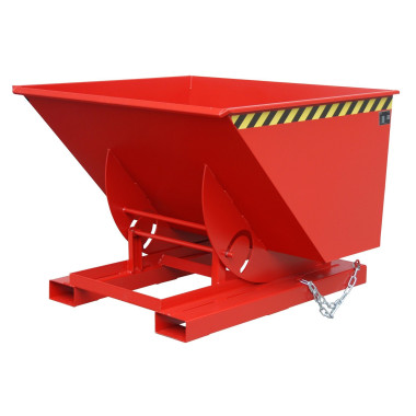 Tilting Container--Container tilting, painted, Red fire