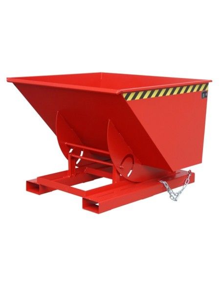 Kippbehälter--Container kippen, lackiert, rotes Feuer