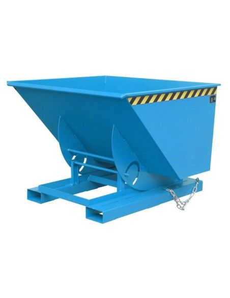 Kippbehälter--Container kippen, lackiert, hellblau