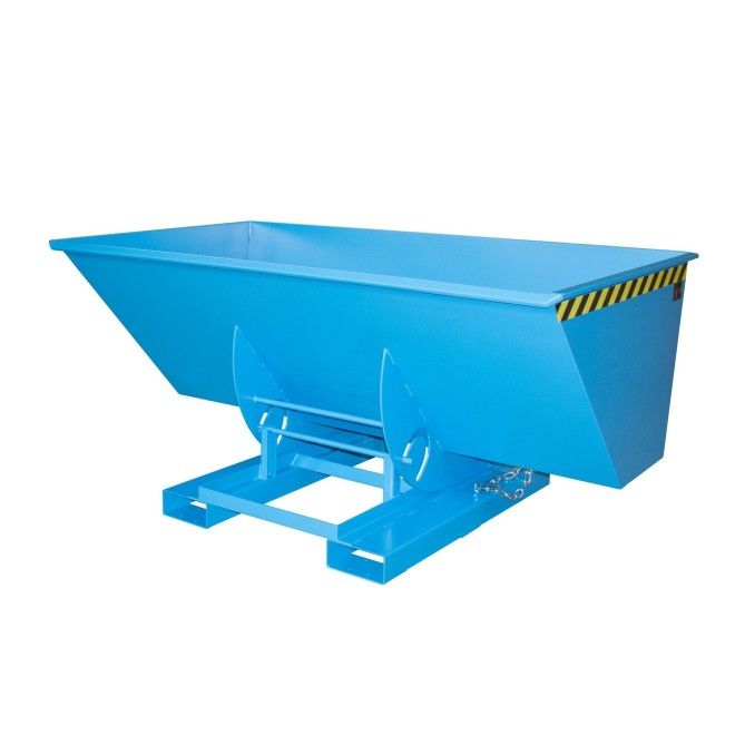 Recipiente Inclinável--Recipiente tilting, pintado, azul claro