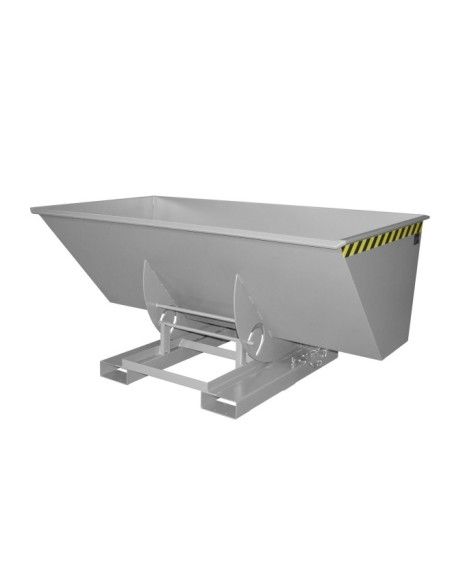 Bacs Basculants--Conteneur tilting, peint, souris grise