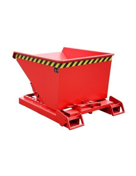 Recipiente Inclinável--Recipiente tilting, pintado, fogo vermelho