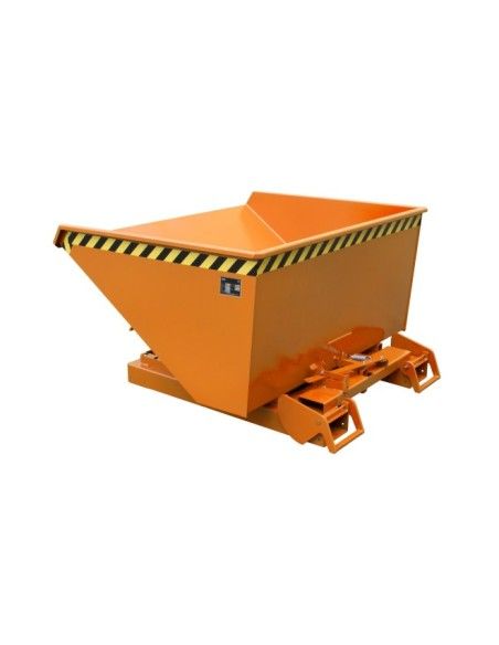 Kippbehälter--Container kippen, lackiert, orange gelb