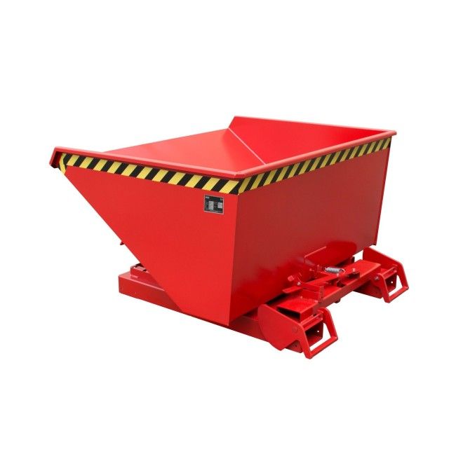 Tilting Container--Container tilting, painted, Red fire