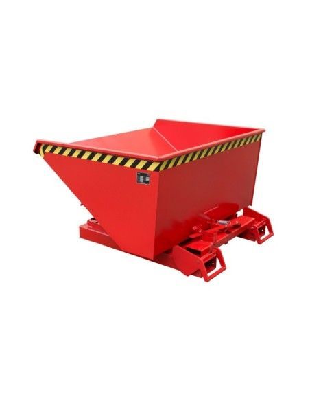 Tilting Container--Container tilting, painted, Red fire