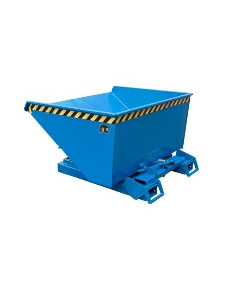 Tilting Container--Container tilting, painted, light blue