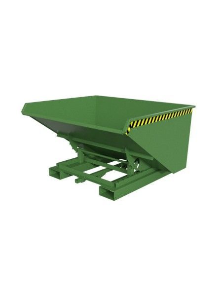Tilting Container--Container Basculante, painted, green