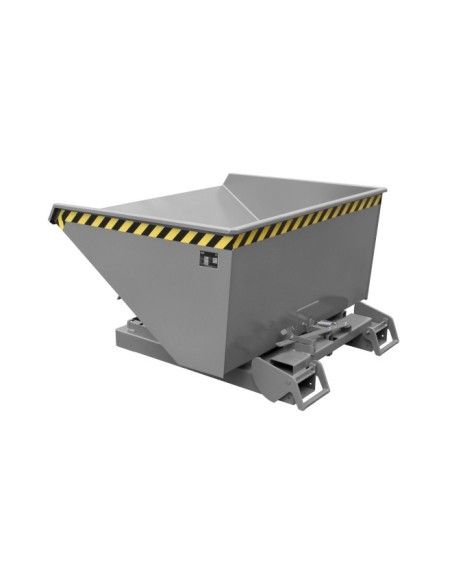 Bacs Basculants--Conteneur tilting, peint, souris grise