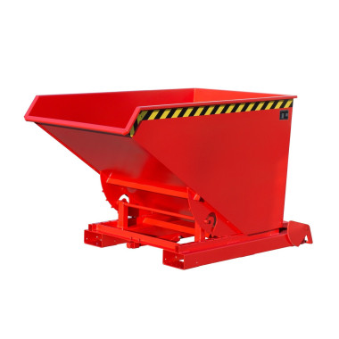 Tilting Container--Container tilting, painted, Red fire