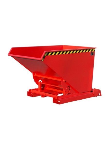 Tilting Container--Container tilting, painted, Red fire