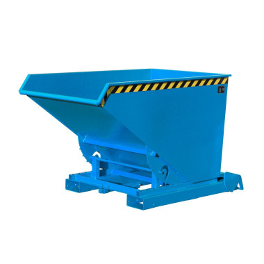 Tilting Container--Container tilting, painted, light blue