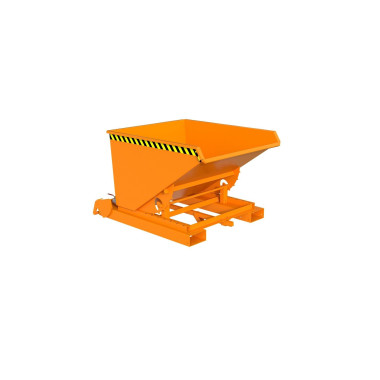 Contenedor de virutas, pintado, Amarillo naranja