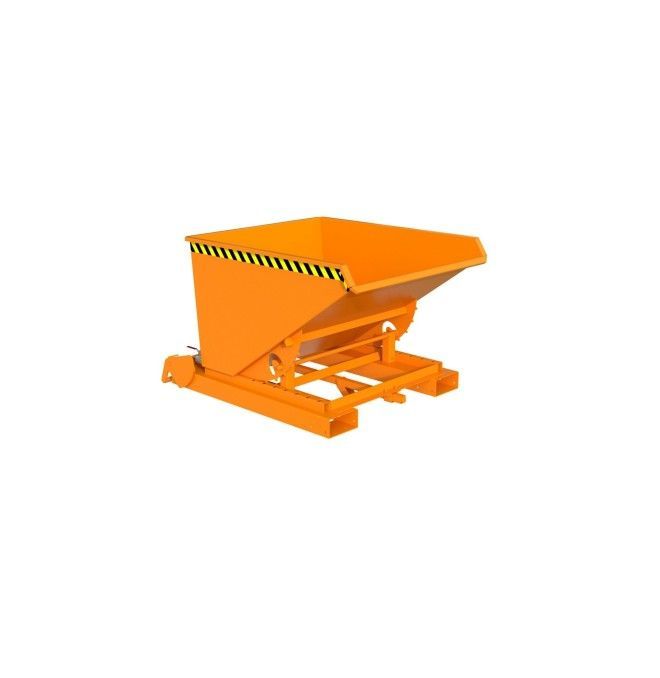 Bacs Basculants--Conteneur de jetons, peints, Orange jaune