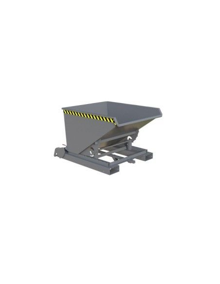 Tilting Container--Container of chips, painted, gray mouse