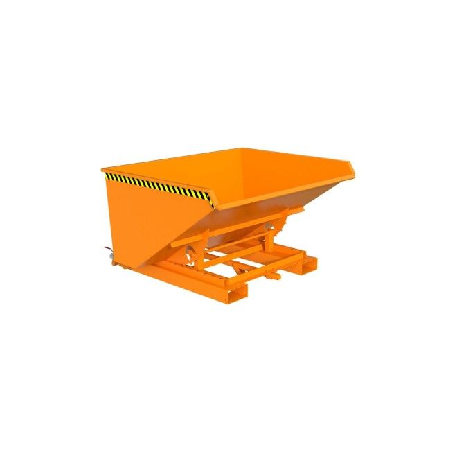 Bacs Basculants--Conteneur de jetons, peints, Orange jaune