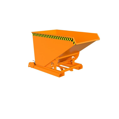 Contenedor de virutas, pintado, Amarillo naranja