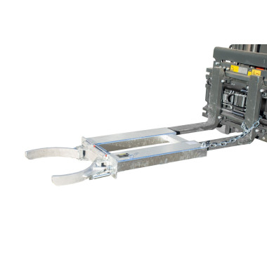 To load pumps and drums--Pinza for drums, hot galvanized