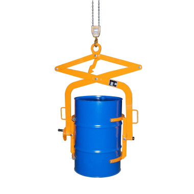 To load bulbs and drums--Swivel for drums, painted, Orange Yellow