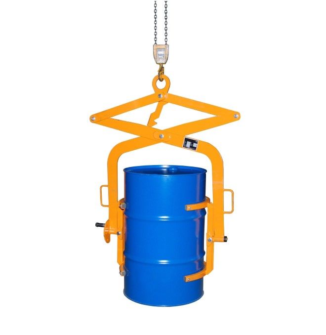 Pour charger des ampoules et des tambours - pivotant pour les tambours, peint, jaune orange