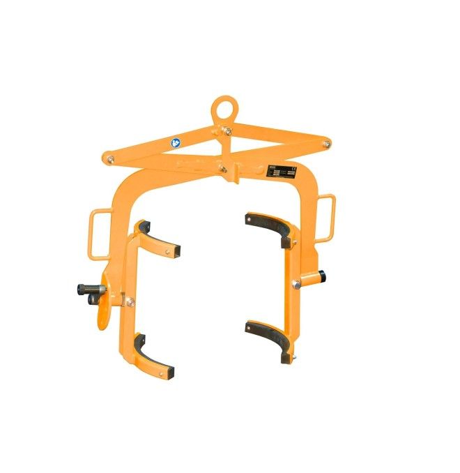 --Swivel for drums, painted, orange yellow