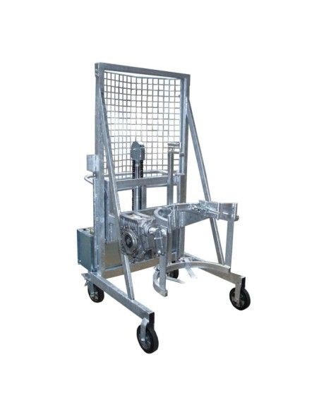 Stacker Speciali-Tymbia-impilatore-stacker rotatore tamburo semi-elettrico 350 kg zincato caldo
